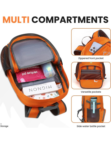 Mochila Plegable Venture Pal 35L Ultraligera Naranja Mochila Plegable Venture Pal 35L Ultraligera Naranja