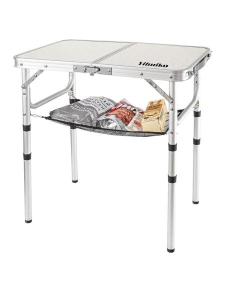 Mesa de Camping YihuiKo Plegable 3 Alturas con Malla Mesa de Camping YihuiKo Plegable 3 Alturas con Malla