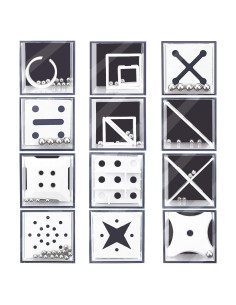 Juego de Laberinto Balance IQ 12 Piezas Antiestrés