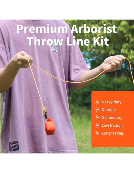 Kit de Lanzamiento para Arboristas SENSILIN 14 oz y 49,99 m Kit de Lanzamiento para Arboristas SENSILIN 14 oz y 49,99 m