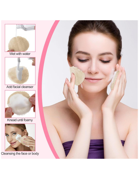 Bokon Almohadillas Exfoliantes Faciales 50 Pcs 6 cm Natural Bokon Almohadillas Exfoliantes Faciales 50 Pcs 6 cm Natural