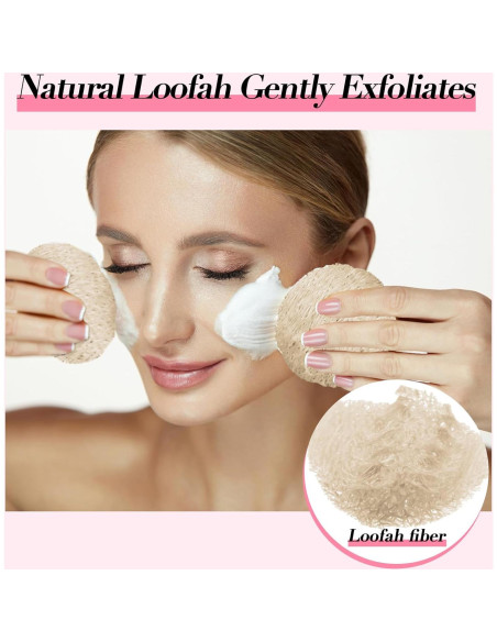 Bokon Almohadillas Exfoliantes Faciales 50 Pcs 6 cm Natural Bokon Almohadillas Exfoliantes Faciales 50 Pcs 6 cm Natural