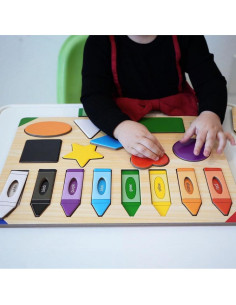 Rompecabezas Educativo Levanta y Aprende - Colores y Formas - El Viaje del Aprendiz 2