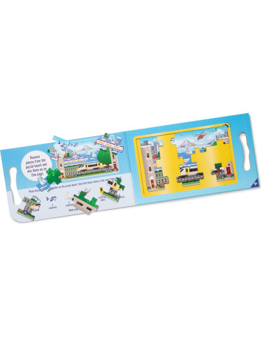 Rompecabezas Magnéticos Melissa & Doug Vehículos 2x15 Piezas