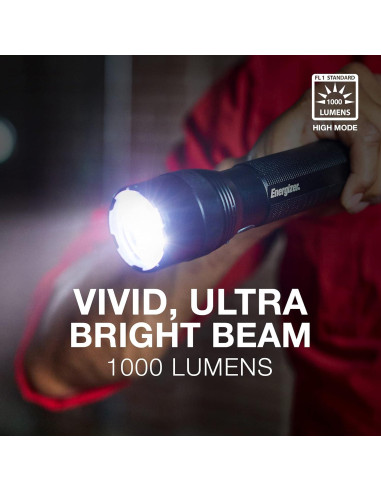 Linterna Táctica LED Energizer TAC R 1000 Recargable 1000 Lúmenes