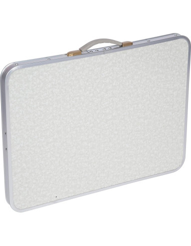 Mesa Plegable de Aluminio Trademark Innovations 60.3x45.1cm Blanca