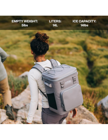 Mochila Enfriador RTIC 24 Latas Impermeable y Flotante