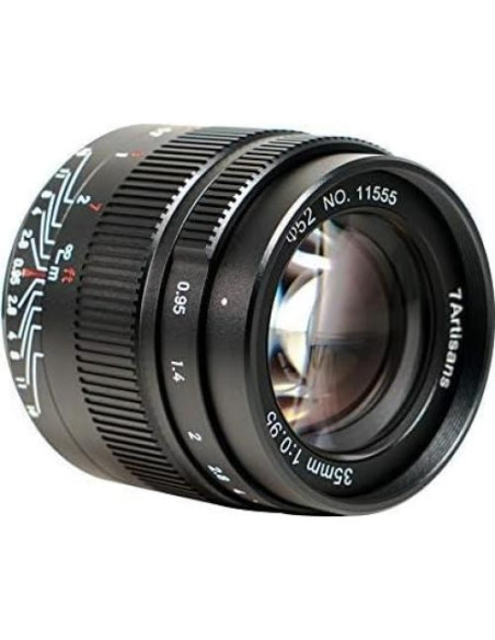 Lente 7artisans 35mm F0.95 Manual para Sony E - Metal, 369g Lente 7artisans 35mm F0.95 Manual para Sony E - Metal, 369g