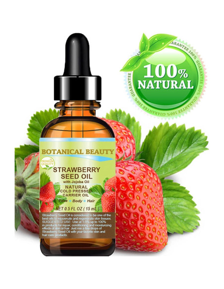 Aceite de Semilla de Fresa 100% Puro Belleza Botánica 15 ml Aceite de Semilla de Fresa 100% Puro Belleza Botánica 15 ml