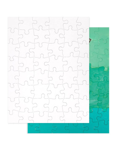 Rompecabezas en Blanco Juvale 36 Piezas 21.6x27.9 cm DIY