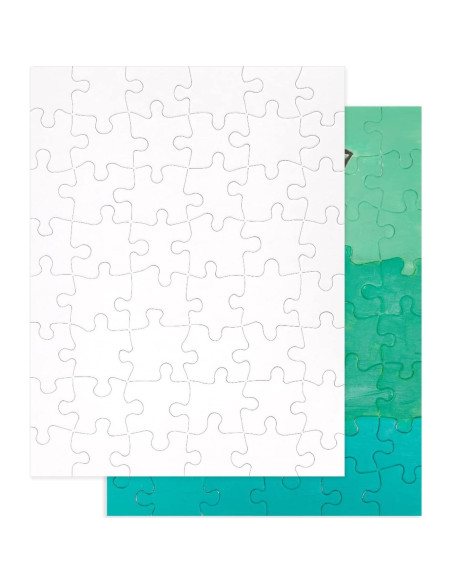 Rompecabezas en Blanco Juvale 36 Piezas 21.6x27.9 cm DIY Rompecabezas en Blanco Juvale 36 Piezas 21.6x27.9 cm DIY
