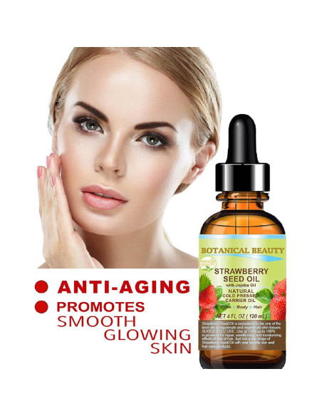 Aceite de Semilla de Fresa 100% Puro Belleza Botánica 15 ml Aceite de Semilla de Fresa 100% Puro Belleza Botánica 15 ml
