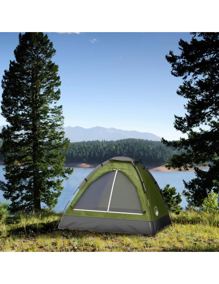 Carpa Domo para 2 Personas Wakeman con Cubierta Impermeable Carpa Domo para 2 Personas Wakeman con Cubierta Impermeable