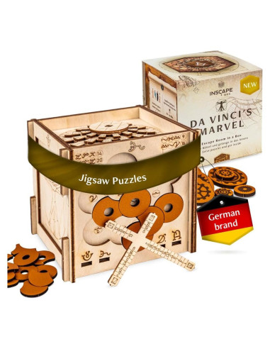 Rompecabezas INSCAPE Da Vinci - Juego de Escape en Caja