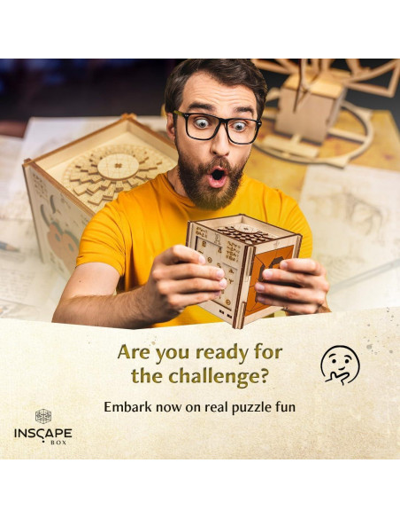 Rompecabezas INSCAPE Da Vinci - Juego de Escape en Caja Rompecabezas INSCAPE Da Vinci - Juego de Escape en Caja