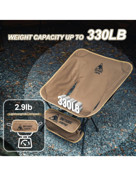 Silla de Camping OneTigris Tigerblade Plegable 150 kg Silla de Camping OneTigris Tigerblade Plegable 150 kg