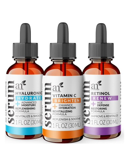 Set Antienvejecimiento ArtNaturals Vitamina C y Retinol 3x30ml Set Antienvejecimiento ArtNaturals Vitamina C y Retinol 3x30ml