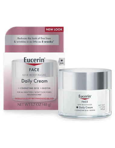 Crema Facial Antiarrugas Eucerin Q10 48 g - Piel Sensible