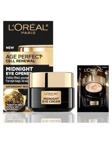 Crema de Ojos L'Oreal Paris Midnight Age Perfect 15ml