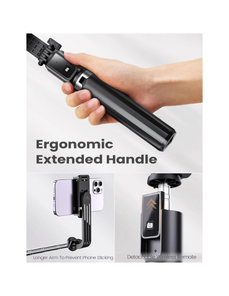 Trípode Selfie Stick ANXRE ST01 con Control Remoto 106 cm Trípode Selfie Stick ANXRE ST01 con Control Remoto 106 cm