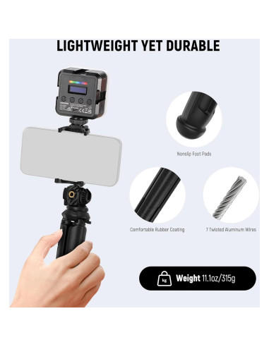 Trípode NEEWER TP35 Flexible con Control Remoto para Teléfono