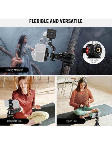 Trípode NEEWER TP35 Flexible con Control Remoto para Teléfono