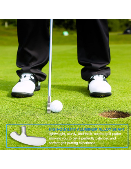 Putter de Golf Asyxstar 33 cm con 2 Pelotas de Práctica Putter de Golf Asyxstar 33 cm con 2 Pelotas de Práctica