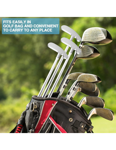Putter de Golf Asyxstar 33 cm con 2 Pelotas de Práctica Putter de Golf Asyxstar 33 cm con 2 Pelotas de Práctica