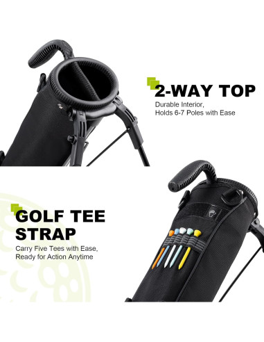 Bolsa de Golf UNIHIMAL Ligera con Soporte y Asa - 80 cm