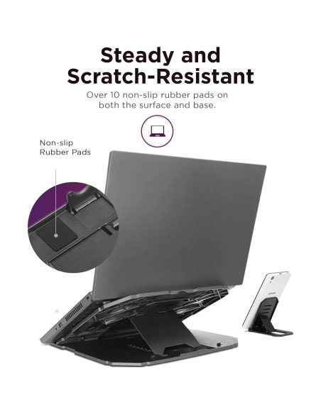 Soporte para Laptop 2-en-1 Lenovo - Ajustable y Ergonómico Soporte para Laptop 2-en-1 Lenovo - Ajustable y Ergonómico