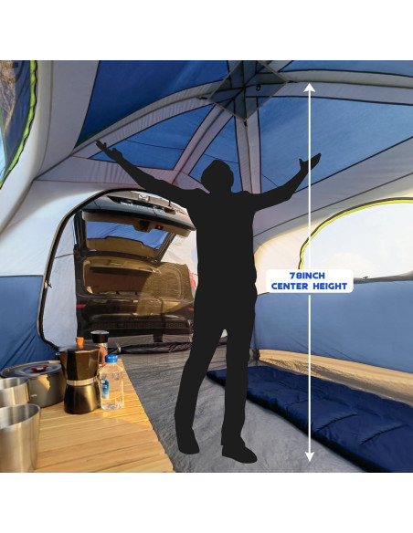 Tienda SUV UNP para Camping 6 Personas Impermeable 2.74x3.05m Tienda SUV UNP para Camping 6 Personas Impermeable 2.74x3.05m