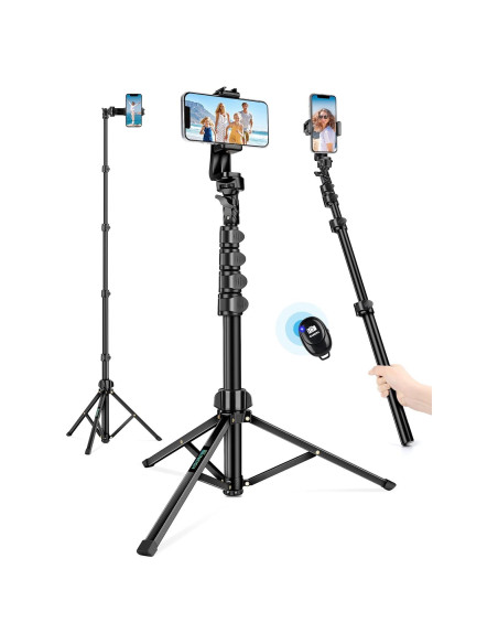 Trípode para Teléfono Nineigh S180 180 cm con Control Remoto Trípode para Teléfono Nineigh S180 180 cm con Control Remoto