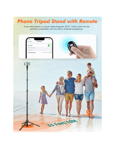 Trípode para Teléfono Nineigh S180 180 cm con Control Remoto