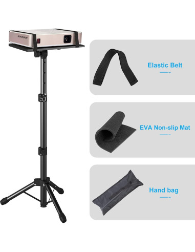 Soporte de Proyector Tripode Popoko Altura Ajustable 60-118 cm