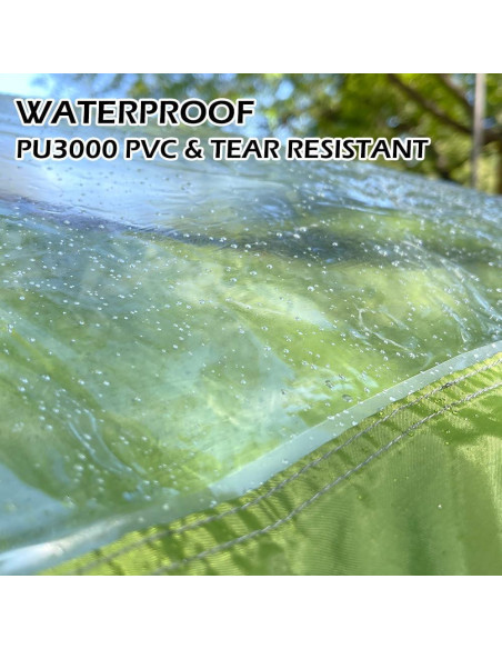 Lona de Lluvia Transparente Ayamaya 4 Personas 170x152 cm Lona de Lluvia Transparente Ayamaya 4 Personas 170x152 cm
