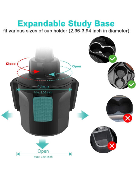 Soporte para Tablet y Teléfono en Portavasos Xishwon Soporte para Tablet y Teléfono en Portavasos Xishwon