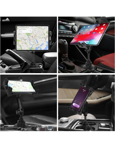 Soporte para Tablet y Teléfono en Portavasos Xishwon