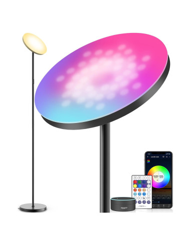 Lámpara de Piso LED RGB Inteligente YHW 2000LM Regulable