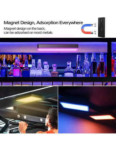 Luz de Video RGB ULANZI LT002 LED Portátil 2500-9000K