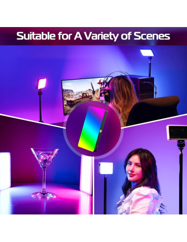 Luz de Video RGB ULANZI LT002 LED Portátil 2500-9000K