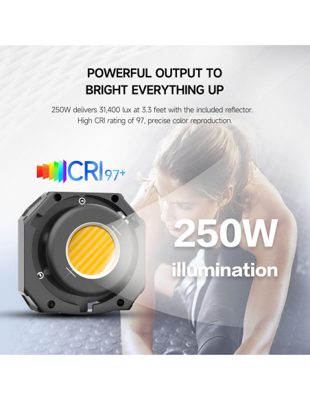 Colbor CL220R Luz LED RGB 220W 2700K-6500K Control App Colbor CL220R Luz LED RGB 220W 2700K-6500K Control App
