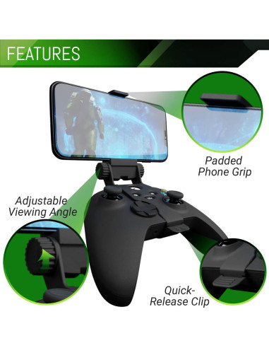 Soporte para Teléfono Orzly Xbox Series X Ajustable - Negro