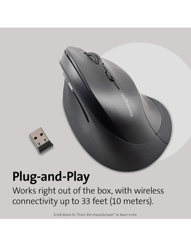 Ratón Inalámbrico Vertical Ergonómico Kensington K75575WW