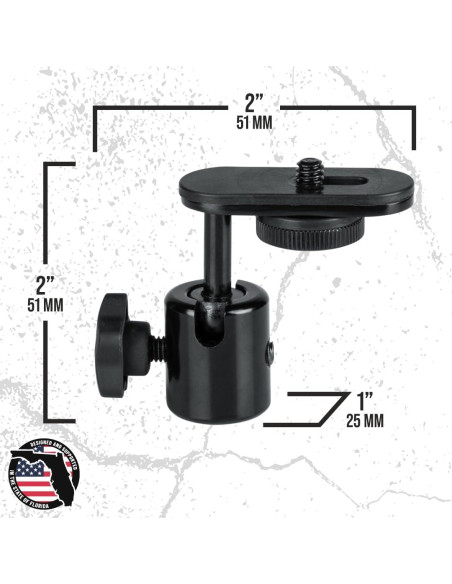Adaptador de Soporte de Micrófono Gator Frameworks GFW-MIC-CAMERA-MT Adaptador de Soporte de Micrófono Gator Frameworks GFW-MIC-CAMERA-MT