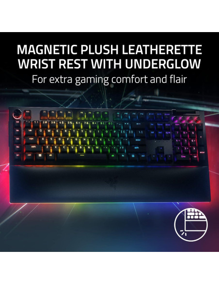 Teclado Mecánico Razer BlackWidow V4 Pro - Interruptores Amarillos Teclado Mecánico Razer BlackWidow V4 Pro - Interruptores Amarillos