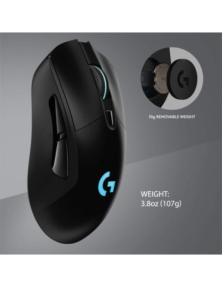 Logitech G703 Lightspeed Ratón Inalámbrico para Juegos 25K DPI Logitech G703 Lightspeed Ratón Inalámbrico para Juegos 25K DPI