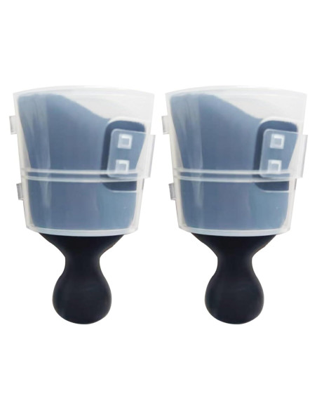 2PCS Cepillo de Detalle Interior de Coche LCWYORH Negro 2PCS Cepillo de Detalle Interior de Coche LCWYORH Negro