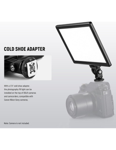 Panel de Luz LED NEEWER 9" Dimmable con Trípode y Batería