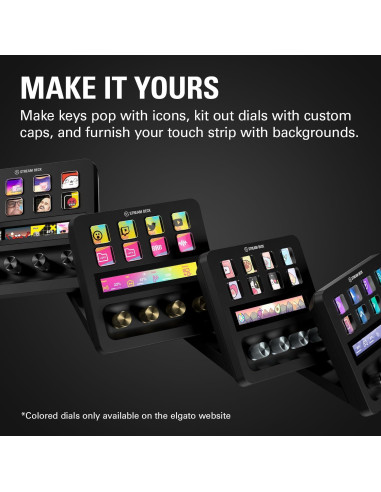 Elgato Stream Deck + Mezclador de Audio 8 Teclas LCD