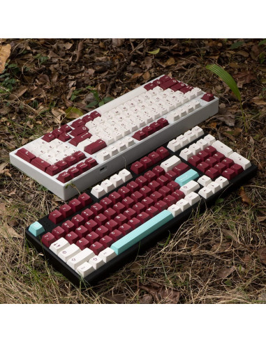 Juego de Teclas Mecánicas Mintcaps 253 Doubleshot Cherry 60% 75%